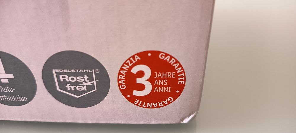 Torradeira nova com 3 anos de garantia