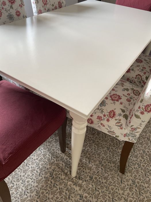 Mesa extensível branco IKEA