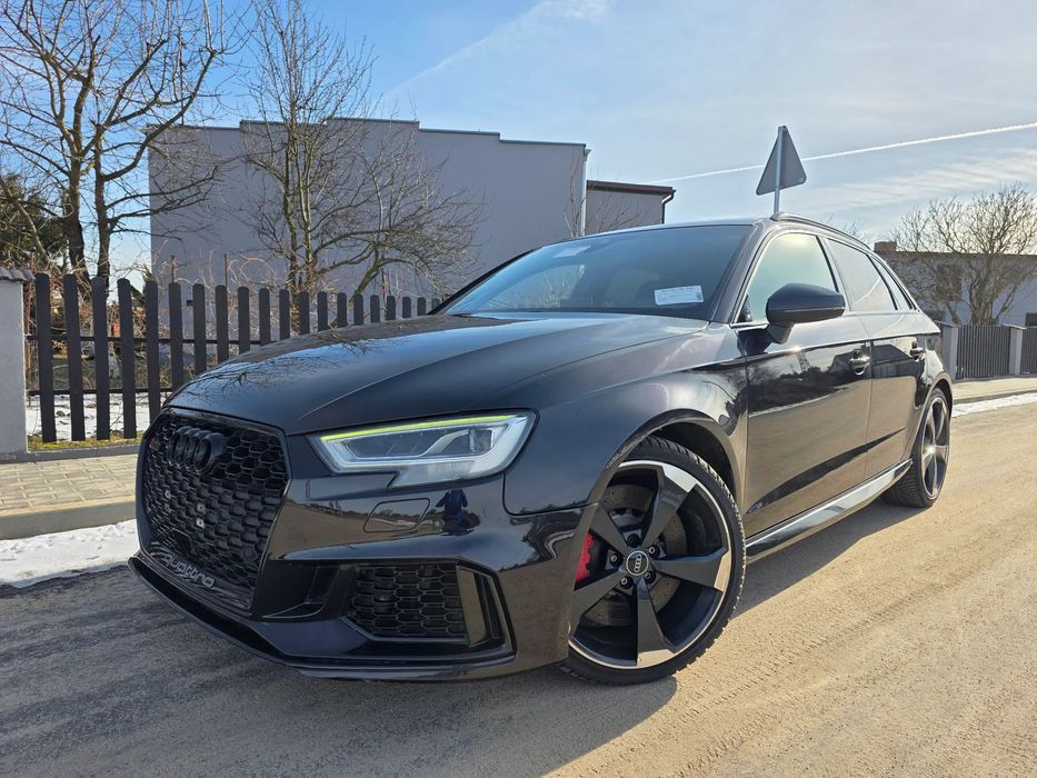 Audi RS3 Sportback 2.5 400KM Skóry Alu19 NaVi Klimatronic Virtual cockpit Ładna