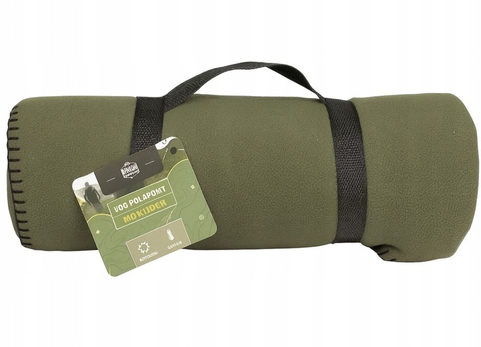 Koc survivalowy,militarny ciepły ,nowy ,mocny, z rączką