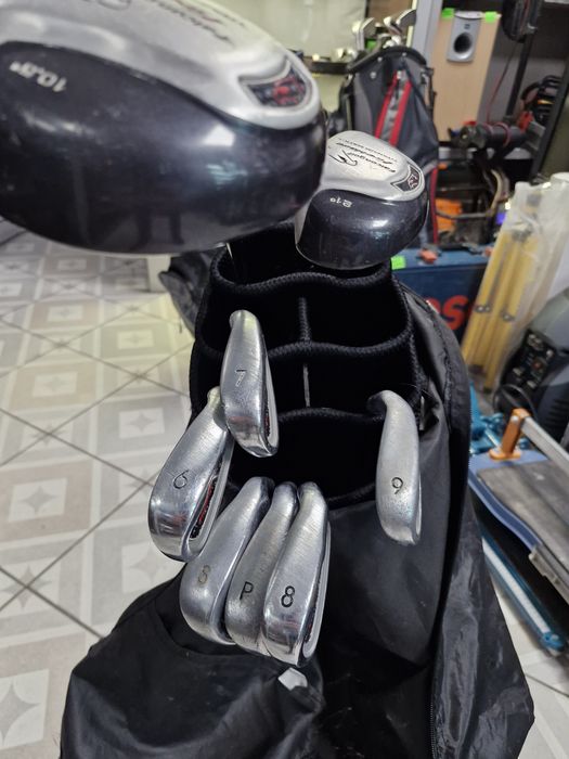 3x Komplet ,Kije golfowe , Wilson,  discovery. Falcon golf