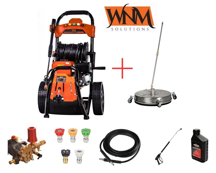 MYJKA SPALINOWA + PRZYSTAWKA, pobór wody, mosiądz, 210 BAR