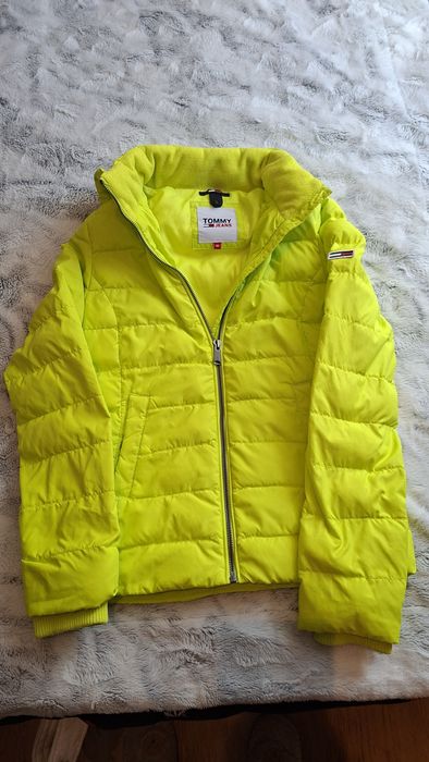 Kurtka przejściowa Tommy Hilfiger limonkowa