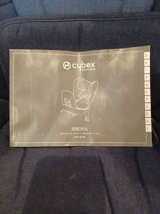 Cadeira auto cybex sirona com isofix