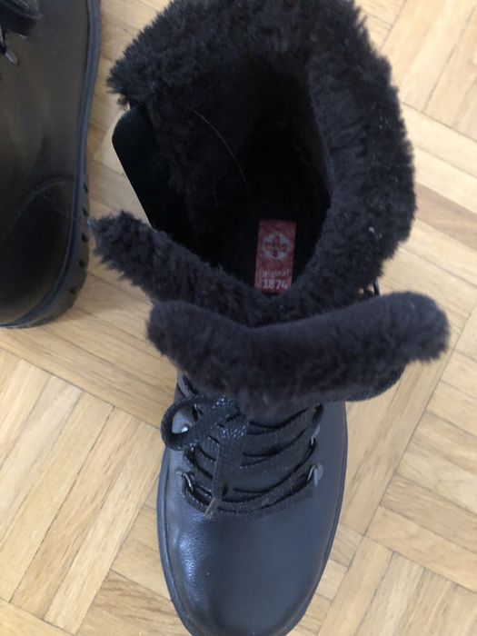 Jak nowe botki ocieplane Rieker