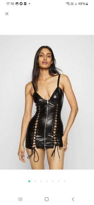 Латексное секси платье Ann summers  батал платье латекс для ролевых игр xxl