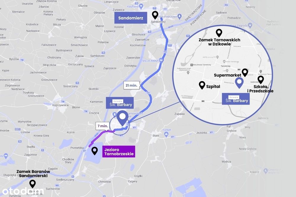Mieszkanie M7 | 40,96 m² | 1 pokój | Tarnobrzeg, ul. Świętej Barbary