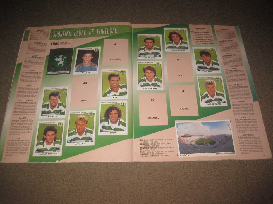 Caderneta do Campeonato Nacional de Futebol 1993/1994