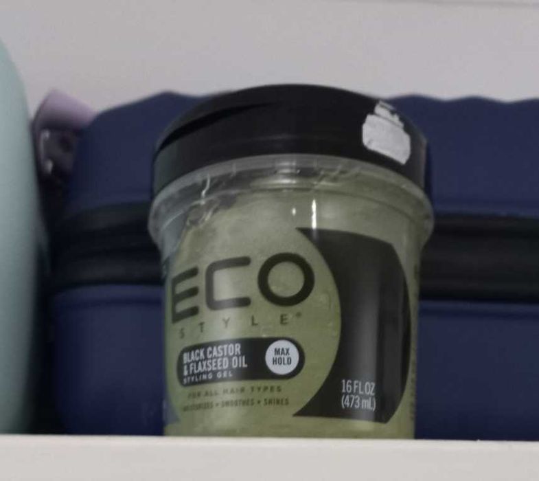 Gel para cabelo-Eco Style Black Castor & Flaxseed Oil Gel 473ml