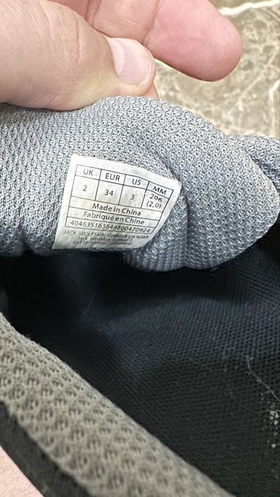 Дитячі напівчеревики Jack wolfskin, мембрана, 34 , 20,6см