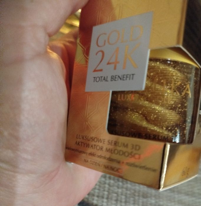 Serum 3D Dermika Luxory Gold24K Nowy
