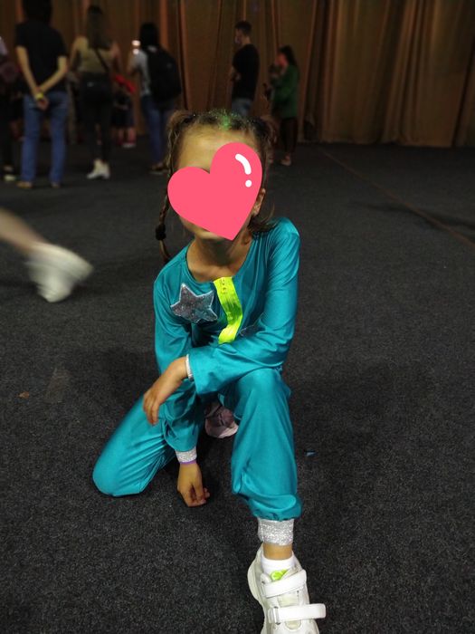 Танцювальний комбінезон маскарадний костюм в стилі диско на 9 років