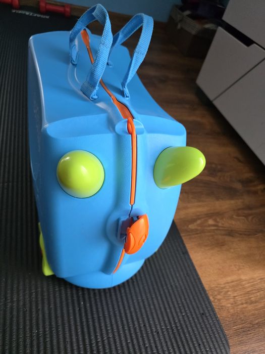 Walizka dziecieca trunki niebieska