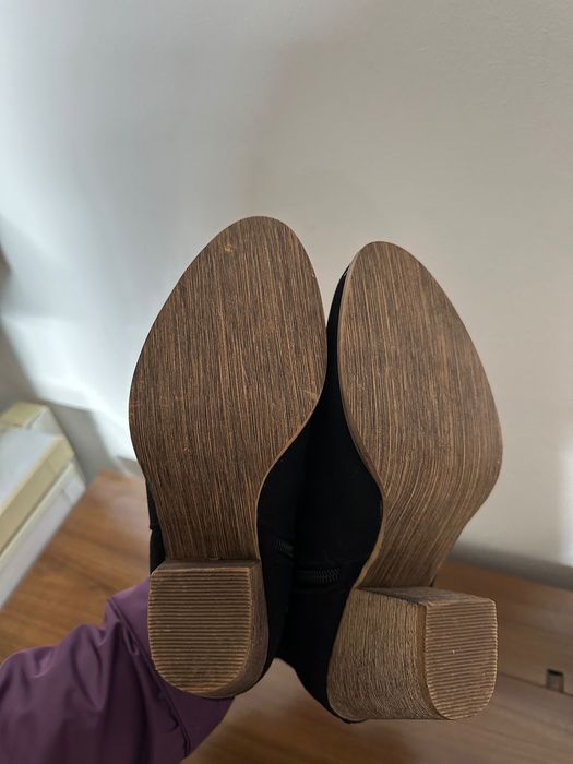 Botas Pretas Nº 36 Novas