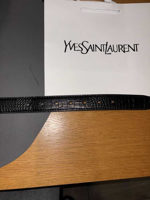 Czarny Damski Pasek YSL (Yves Saint Laurent)