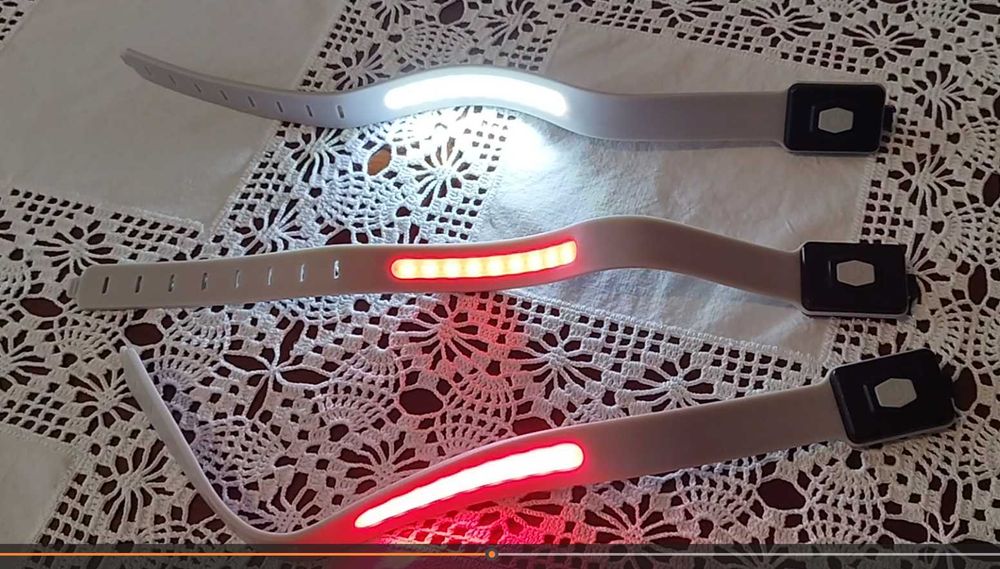 Braceletes led para caminhadas