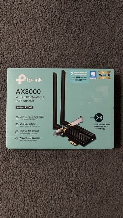 Wi-Fi адаптер TP-LINK TX50E (AX3000)