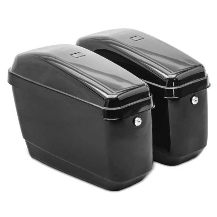 Malas laterais rígidas chopper clássicas mota Harley moto