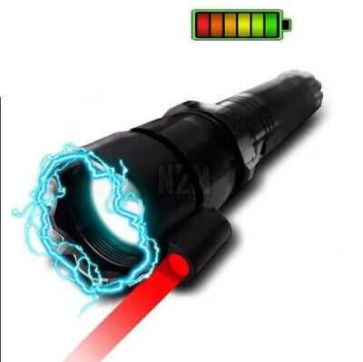 LATARKA Taktyczna obronna LED + LASER Paralizator ładowana AKU 230V