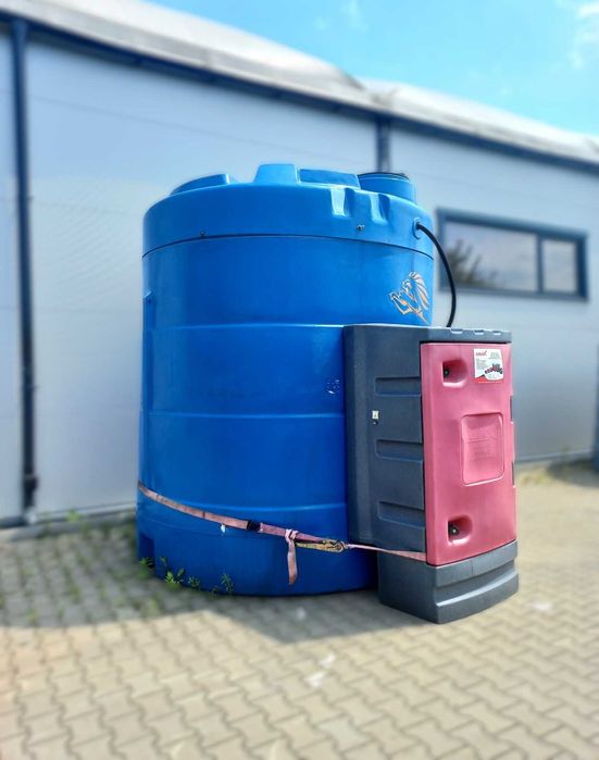 Zbiornik dwupłaszczowy AMAX na paliwo 9000 litrów UŻYWANY ropa opał