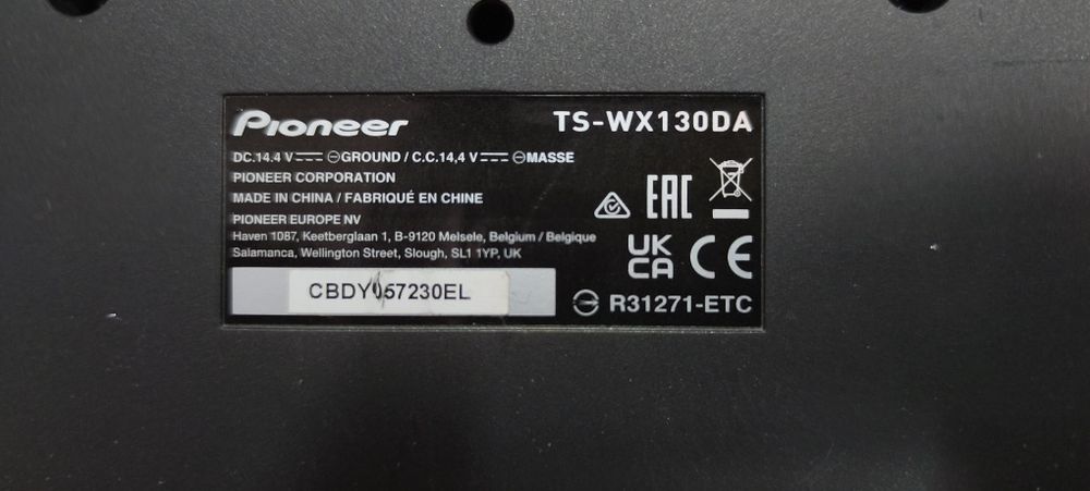 Pioneer TS-WX130DA