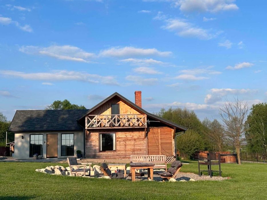 Brzozowa Polanka- Domek nr 2. Kominek. Jacuzzi. Sauna.  8 osób.