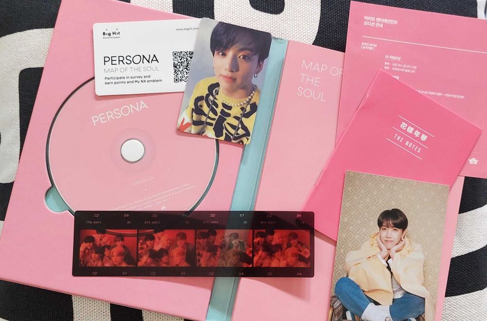 BTS - Map Of The Soul: Persona (ver. 4) | c/ tudo + photocard Jungkook