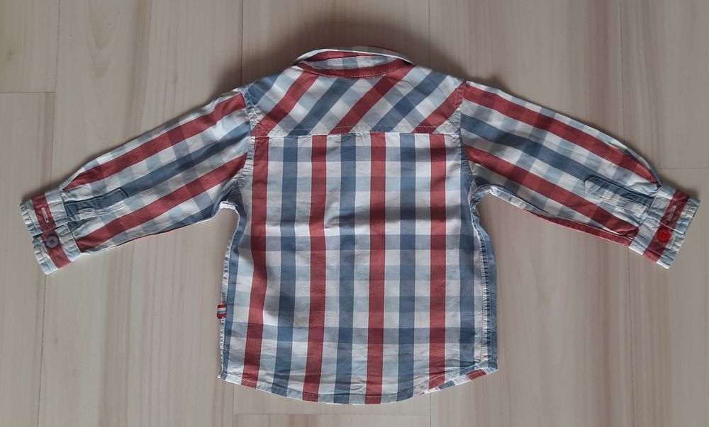 Koszula Czerwono-Niebieska krata r.74