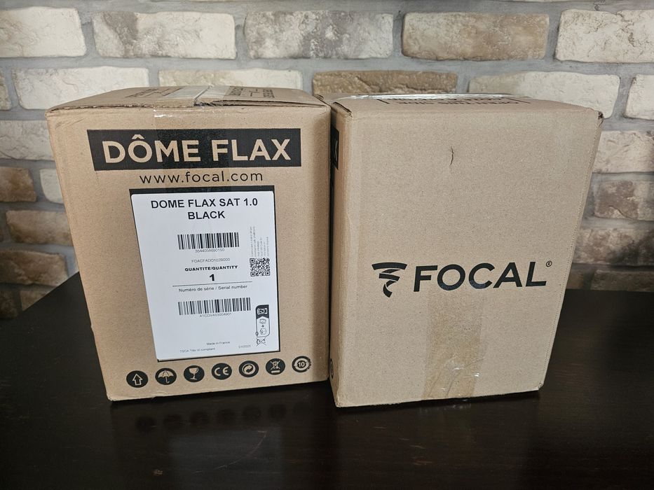 NOWE głośniki FOCAL Dome Flax ATMOS -  czarne biale OKAZJA