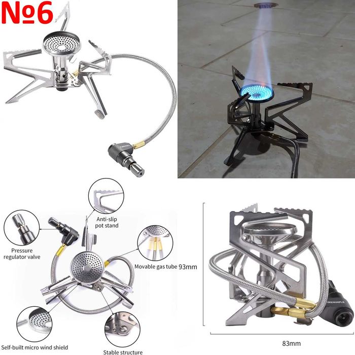 Потужний газовий пальник туристичний газовая горелка туристическая