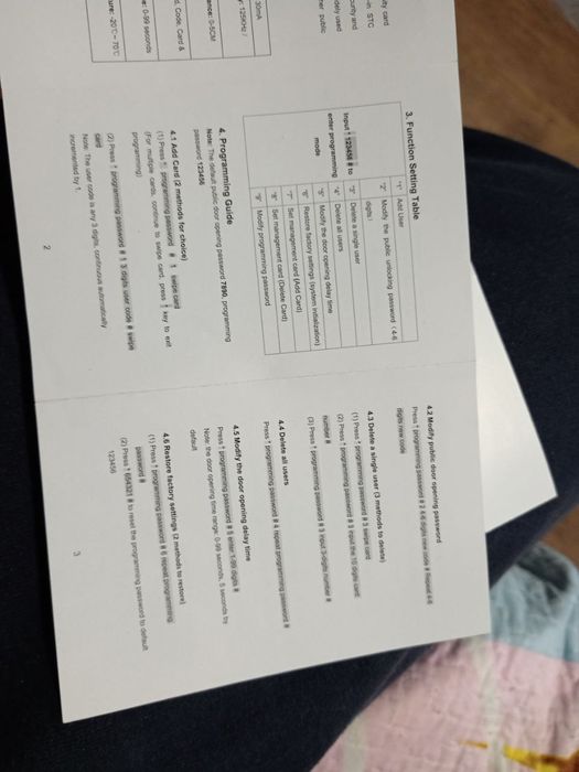 Клавиатура контроля доступа RFID tyua