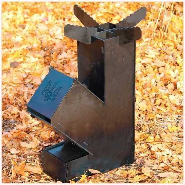 Турбо печь для кемпинга походная печка ракета для казана сковороди