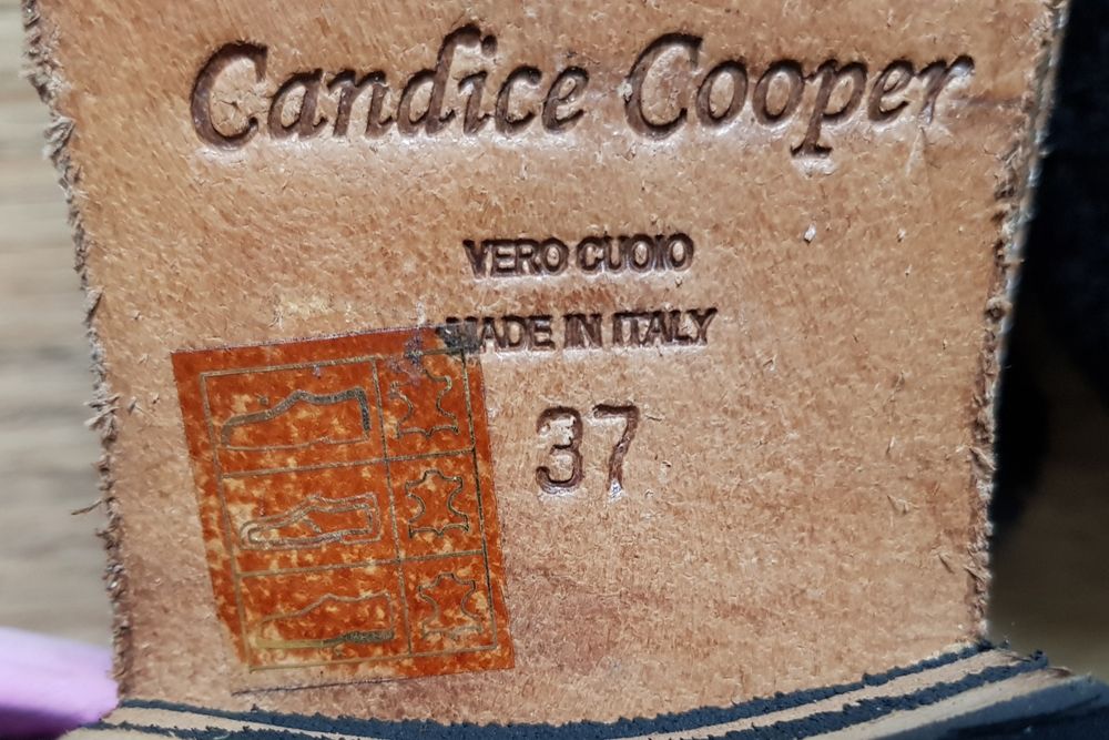 Candice Cooper 37 wloskie  botki ze skory naturalnej