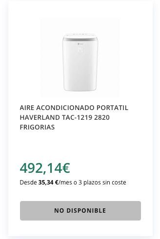 Ar Condicionado Haverland TAC-1219