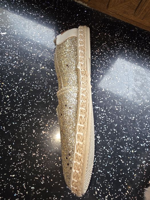 Espadryle  brokatowe