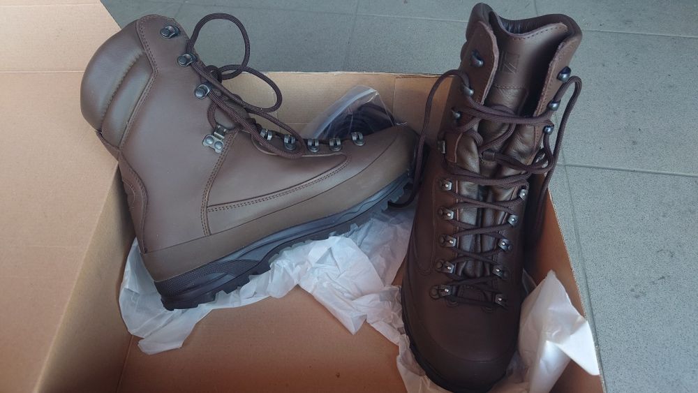 Buty Wojskowe Zimowe Cold Wet Weather Karrimor Gore-Tex Brązowe Oryginał Nowe