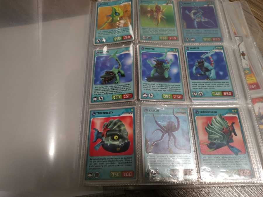 Invizimals 399 kart pierwszej serii + album - LISTA