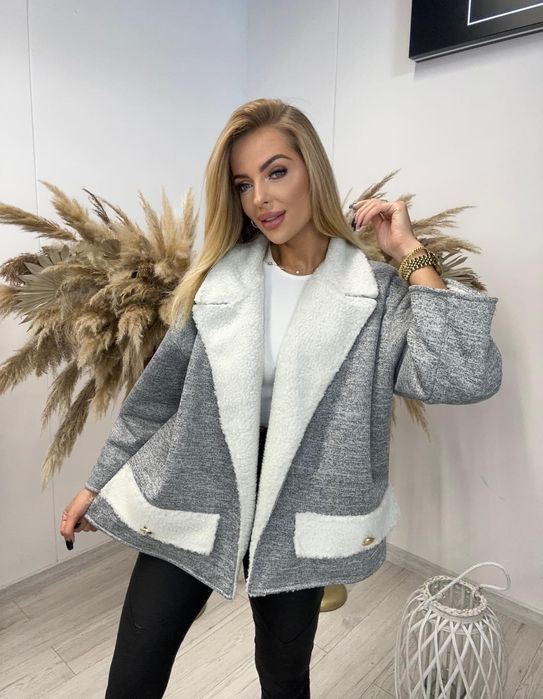 Paparazzi Fashion kożuszek krótki oversize r uniwersalny