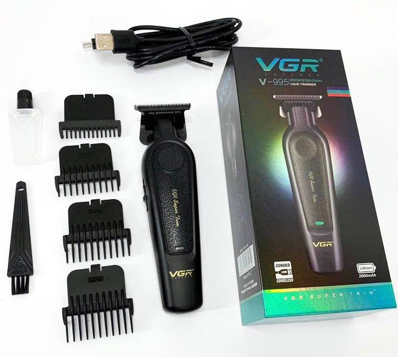 Машинка для стрижки волосся аккумуляторна. Акб. Тример vgr pro