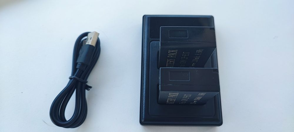 Carregador + 2 Baterias LP-E17 para Canon EOS RP