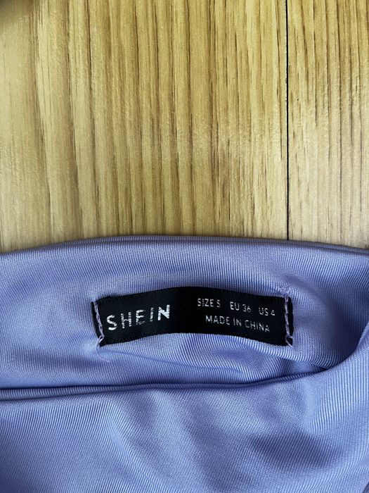 Сукня Shein S лавандова міні коктейльна фіолетова