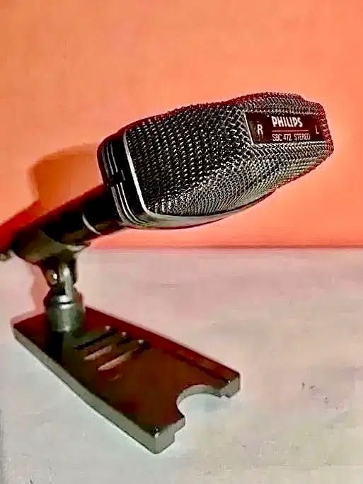 PHILIPS | uni-directional stereo electret microfone SBC 472