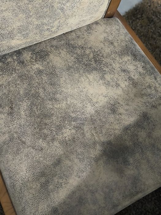 6 cadeiras jantar  em cerejeira e veludo