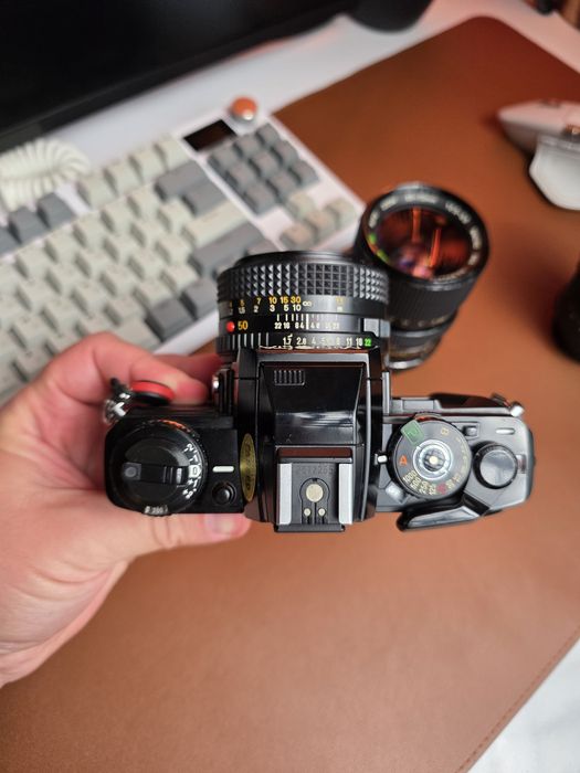Плівкова камера Minolta X-700 в ідеалі + 3 об'єктиви.