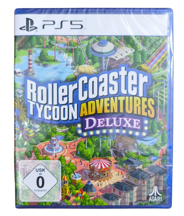 NA LEWARA gra RollerCoaster Tycoon Adventures Deluxe na PS5 NOWA