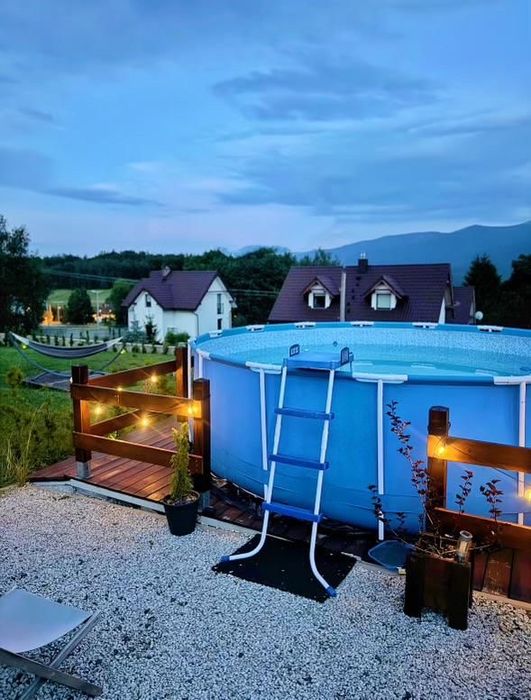 Domek w górach z basenem domki jacuzzi sauna widok na góry