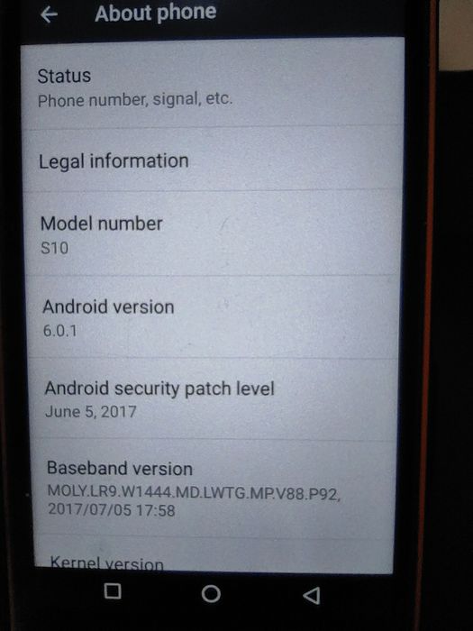 Telefon NOMU S10 5" 2/16Gb 5000mAh odporny na wodę, wstrząsy