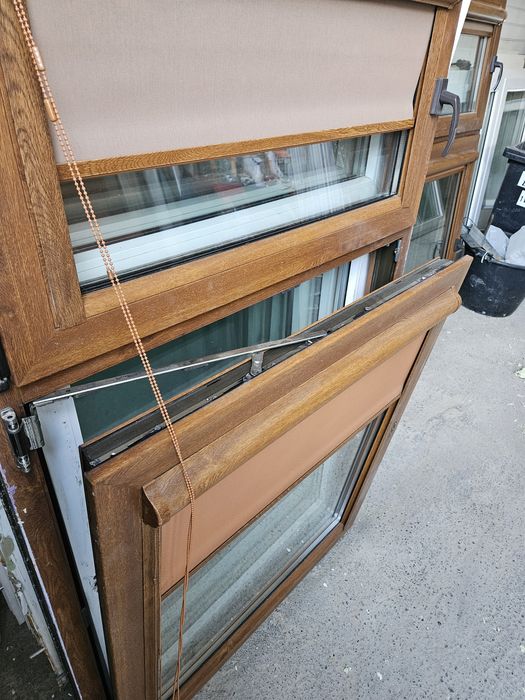 Okna Pcv -sz104x175w- (4szt) Złoty Dąb Dwustronny