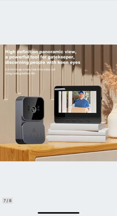 Bezprzewodowy Wideodzwonek z Kamera