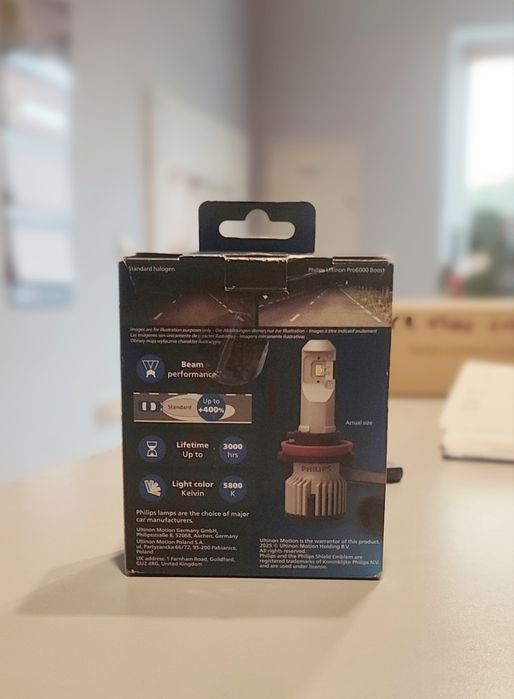 Żarówki H11 LED Philips ultinion